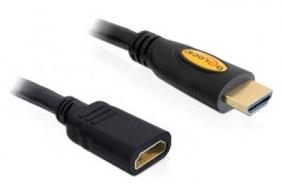 DeLock 83079 - Kabel High Speed HDMI mit Ethernet Verlängerung Stecker / Buchse 1 m