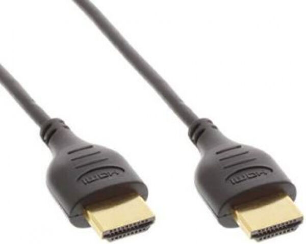 InLine 4K (UHD) Superslim HDMI Kabel schwarz - 1.8m