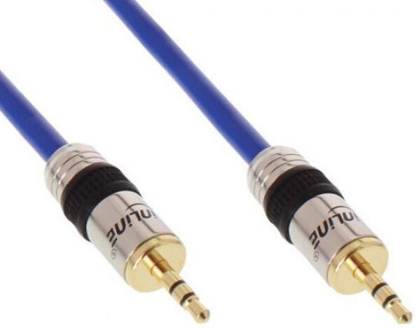 InLine 99954P - Klinken-Kabel PREMIUM, 3,5mm Stecker / Stecker, 0,5m