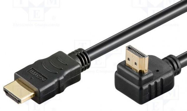 goobay HDMI 1.4 -> HDMI 1.4 90 Grad - 1m