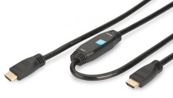 Digitus AK-330105-200-S - HighSpeed HDMI-Kabel mit Verstärker - 20m