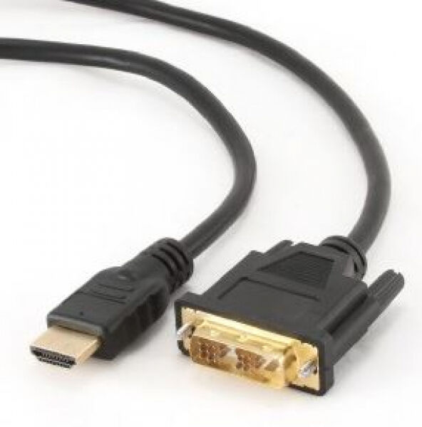 Gembird CC-HDMI-DVI-10 - HDMI zu DVI Kabel mit Gold-Connectors - 3m