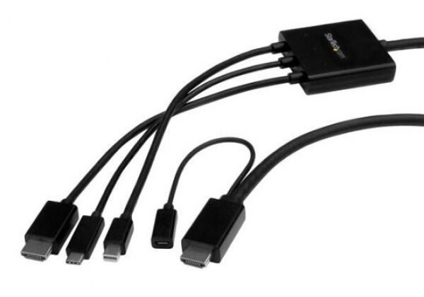 StarTech.com StarTech CMDPHD2HD - USB-C, HDMI oder Mini DisplayPort auf HDMI Konverterkabel - 2m