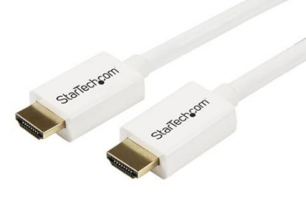 StarTech.com StarTech HD3MM1MW - Flaches High-Speed-HDMI-Kabel - Ultra HD 4k x 2k HDMI CL3 (St/St) - Weiss - 0.9m