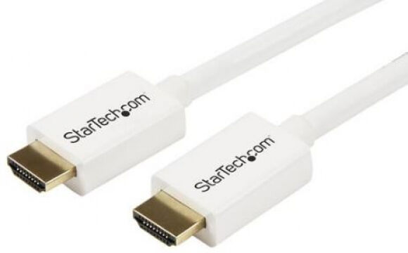 StarTech.com StarTech HD3MM5MW - Flaches High-Speed-HDMI-Kabel - Ultra HD 4k x 2k HDMI CL3 (St/St) - Weiss - 5m