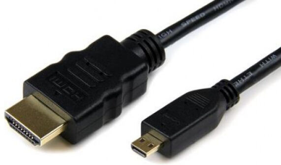 StarTech.com StarTech HDADMM2M - High Speed HDMI-Kabel mit Ethernet - HDMI auf HDMI Micro - Stecker/Stecker - 2m