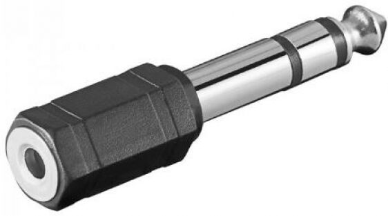 goobay Adapter 3,5mm zu 3.5mm Stecker-Buchse