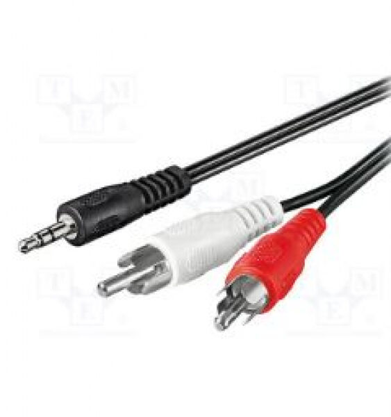 goobay Kabel 3,5mm -> StereoCinch - 1.5m