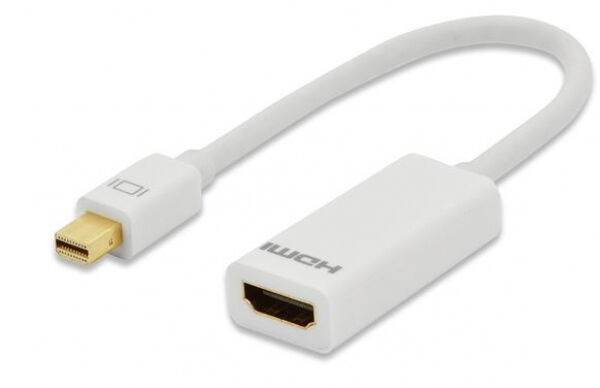 Ednet 84507 - Adapterkabel miniDisplayport zu HDMI Typ A St/Bu - 0.15m