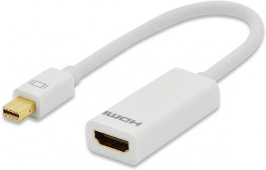 Ednet 84507 - Adapterkabel miniDisplayport zu HDMI Typ A St/Bu - 0.15m