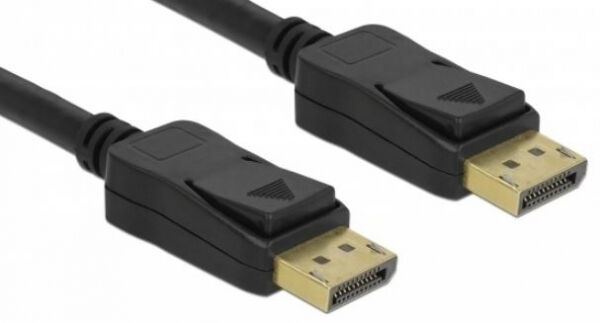 DeLock 84860 - Kabel Displayport 1.2 Stecker > Displayport Stecker 4K 60 Hz Schwarz - 7 m