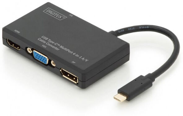 Digitus DA-70848 - USB Type-C MultiPort 4in1 A/V Kabelkonverter