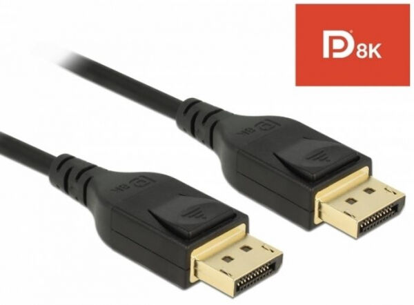 DeLock 85661 - DisplayPort Kabel 8K 60 Hz - DP 8K zertifiziert - 3m