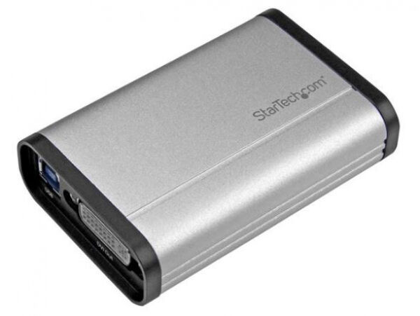 StarTech.com Startech USB32DVCAPRO - USB 3.0 Capture Gerät für High-Performance DVI Video - 1080 60FPS - Aluminium