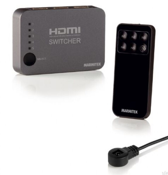 Marmitek Connect 350 UHD - HDMI Auto-Switch - 5 ein / 1 aus