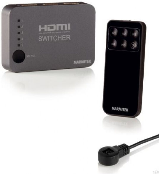 Marmitek Connect 350 UHD - HDMI Auto-Switch - 5 ein / 1 aus