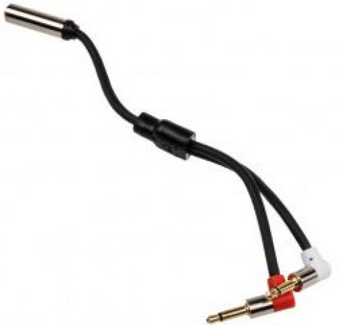 InLine Slim Audio Y-Adapterkabel, 3,5 mm Klinke, 2x Stecker auf 1x Buchse, 15cm