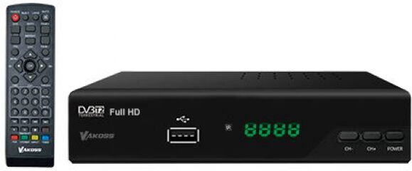 Vakoss DB-619 - TV-Tuner Digital DVB-T / T2 H.265