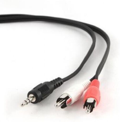 Gembird CCA-458-2.5M - 3.5mm/2xRCA Audio-Kabel - 2.5m