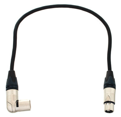 pro snake XLR Patch Angled Male 0.5m