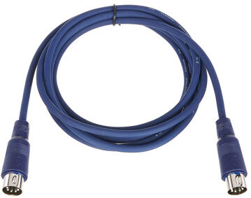 the sssnake SK366-2-BLU MIDI-Kabel blau