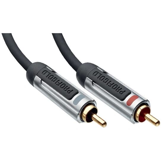 Profigold Stereo audio kabel, 2xCINCH konektor - 2xCINCH konektor, 0,5m
