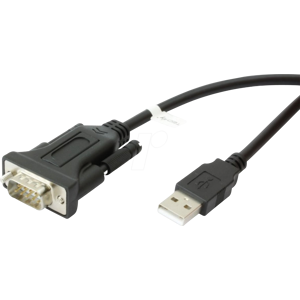 TECHLY IDATA-USB2-SER-1 - Konverterkabel USB 2.0 auf RS-232, 1,5 m