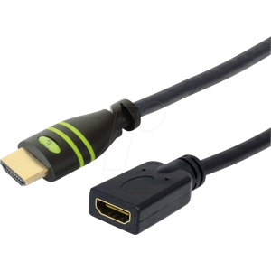 TECHLY ICOC-HDMI24EXT18 - High Speed HDMI mit Ethernet, Verlängerung, 1,8 m