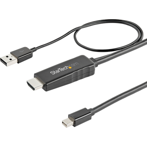 StarTech.com ST HD2MDPMM1M - Mini DP auf HDMI A Stecker, 4K@30Hz, 1 m