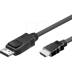 TECHLY ICOC-DSP-H-050 - Displayport 1.1 Kabel, DP-HDMI, 1080p, 5,0 m