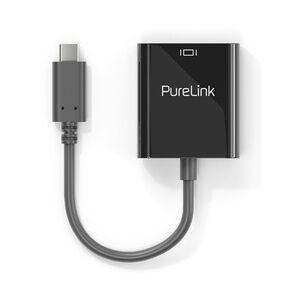 PureLink USB-C auf HDMI Adapter - 4K60 - iSerie - schwarz - 0,10m