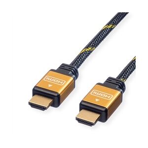 ROLINE GOLD HDMI High Speed Kabel, ST-ST, Retail Blister, 3 m