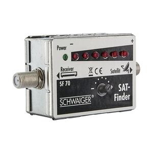 Schwaiger SAT-Finder SF70 531 6 LED Anzeige + Ton