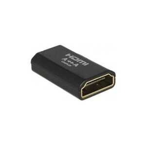 DeLock adapter HDMI F ->HDMI High Speed with Ethernet 4k Adapter Digital/Display/Video