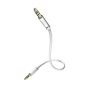 Inakustik 0.75m 3.5mm Audio-Kabel 0,75 m 3 x RCA Weiß