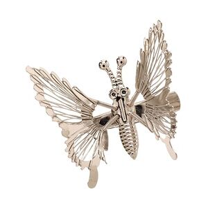 Chris Rubin Butterfly Haarspange Haarspangen & -klammern Silber Damen