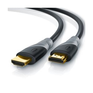 CSL HDMI-Kabel 2.0b, 4K UHD, Full HD, 3D, 3-fach geschirmt, High Speed mit Ethernet, HDMI Typ A  - 12,5m