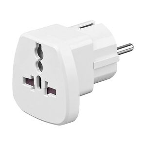 Goobay Reiseadapter 94026 Universal/Schutzkontakt CEE7/7 weiß