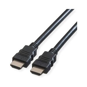 VALUE 8K HDMI Ultra HD Kabel mit Ethernet, ST/ST, schwarz, 1 m