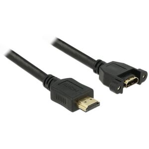 Delock - hdmi Kabel Ethernet a - a St/Bu 1.00m Einbau (85102)