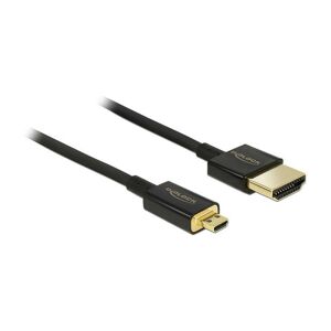 Delock - hdmi Kabel Ethernet a -micro d St/St 1.50m 3D 4K sli (84782)