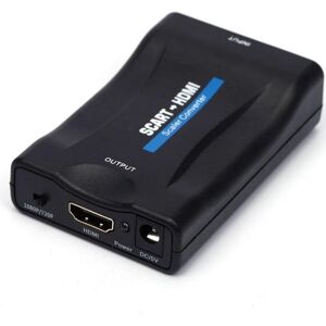 General Traders - scart zu hdmi konverter video adapter audio stereo tv 1080P full hd