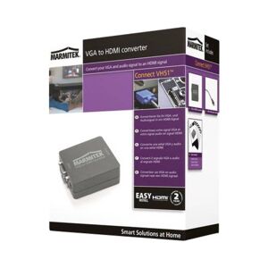 VGA auf HDMI Adapter - Marmitek Connect VH51 - Konverter PC zu Beamer - 3,5 mm Audio-Anschluß - Full HD - Keine Software notwendig - 720 oder 1080P
