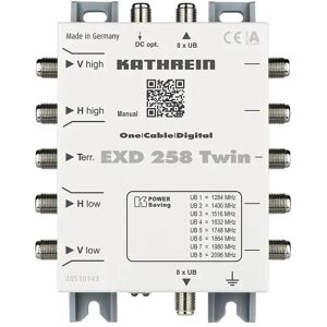 Kathrein EXD 258 Twin Unicable Kaskade 5 auf 2x8 zur Erweiterung