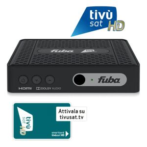 FUBA ODE718 Full HD HEVC H.265 Smartcard HDMI DVB-S2 Sat Receiver mit Tivusat HD Karte