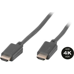 Vivanco High Speed HDMI® Kabel mit Ethernet, vergoldete Kontakte, 4K/60 Hz, 1,5m Grau