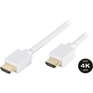 Vivanco High Speed HDMI® Kabel mit Ethernet, 1m Weiss