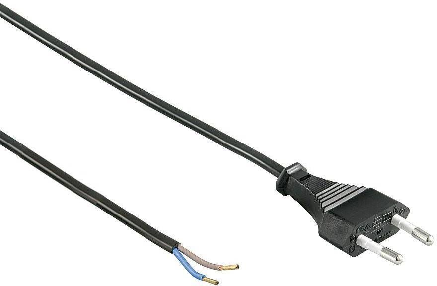 HOFTRONIC™ Netzkabel 1,5m 220V + Euro Stecker