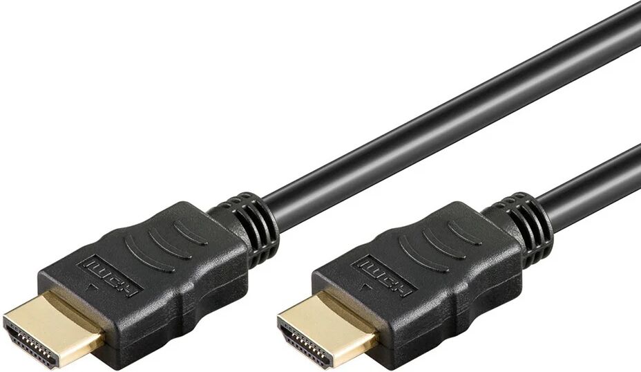 Goobay 4K HDMI Kabel - 2.0 High Speed mit Ethernet  - 15 Meter - Schwarz