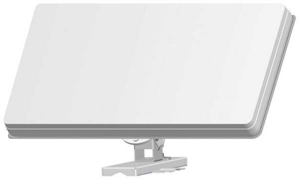 Selfsat H30D2 Flachantenne Twin für 2 Teilnehmer HDTV & 4K UHD tauglich Weiss